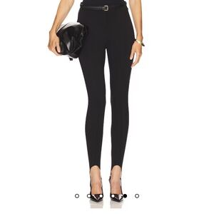 Theory Slim Stirrup Pant in Black